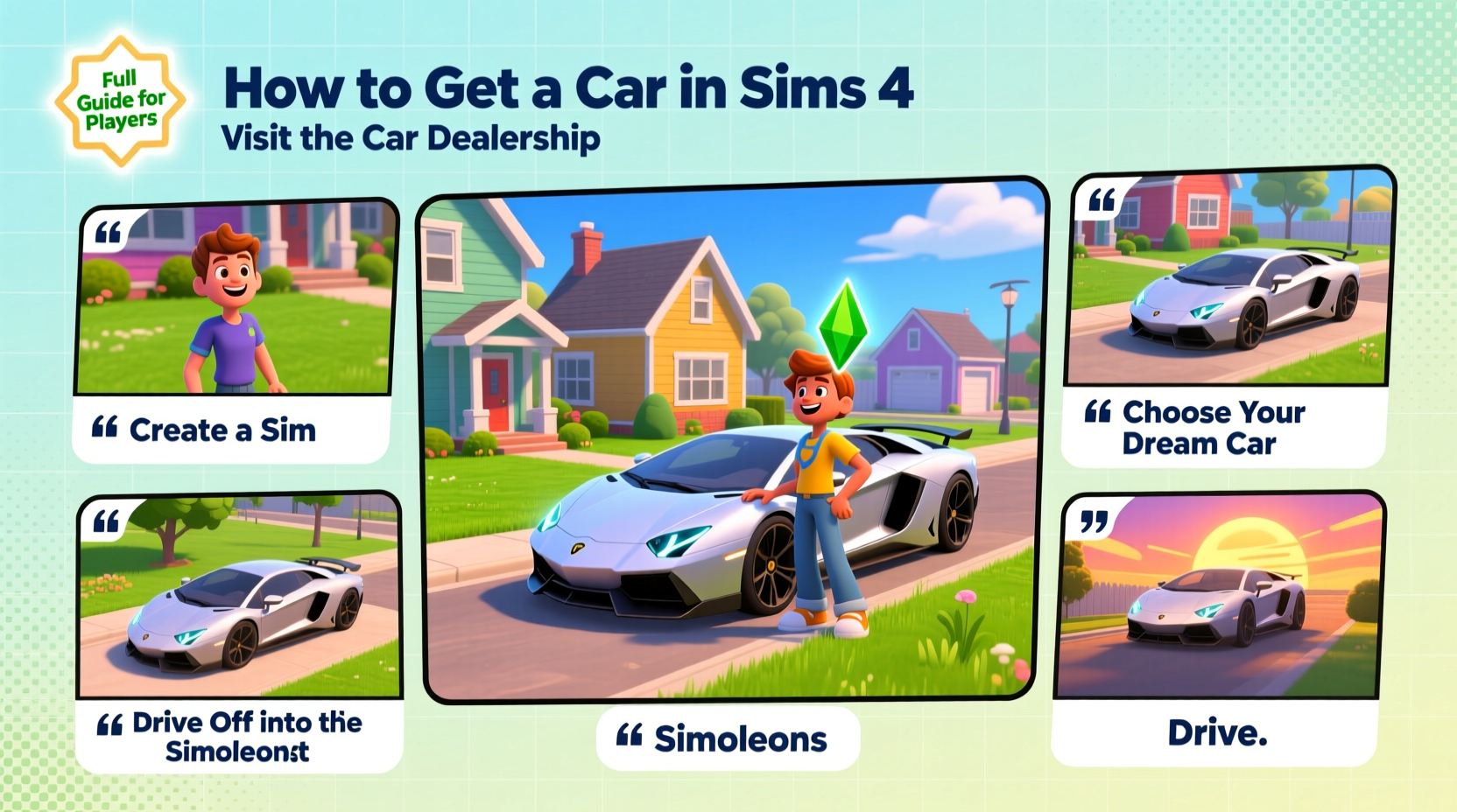 how to get a car in sims 4