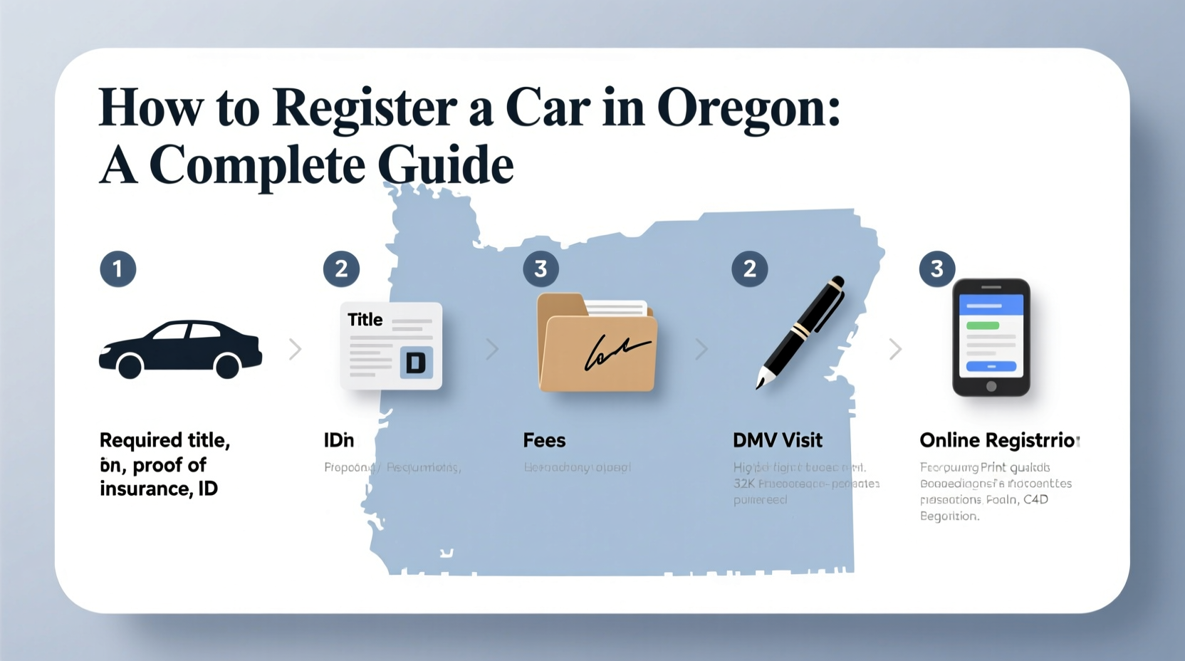 how to register a car in oregon