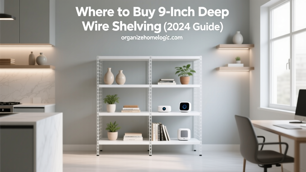 Where to Buy 9-Inch Deep Wire Shelving (2024 Guide)