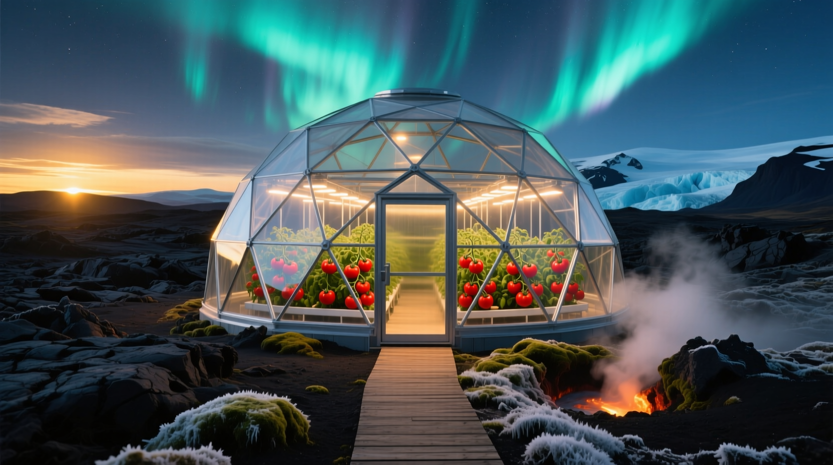 Icelandic Greenhouse Tomatoes: Geothermal Farming Explained