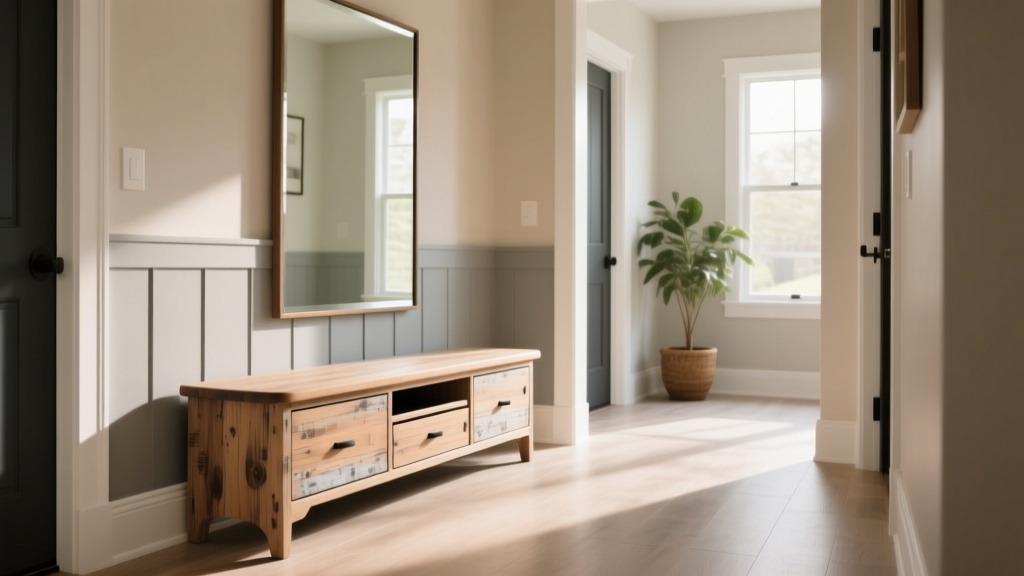 Where to Buy Farmhouse Entryway Bench with Storage
