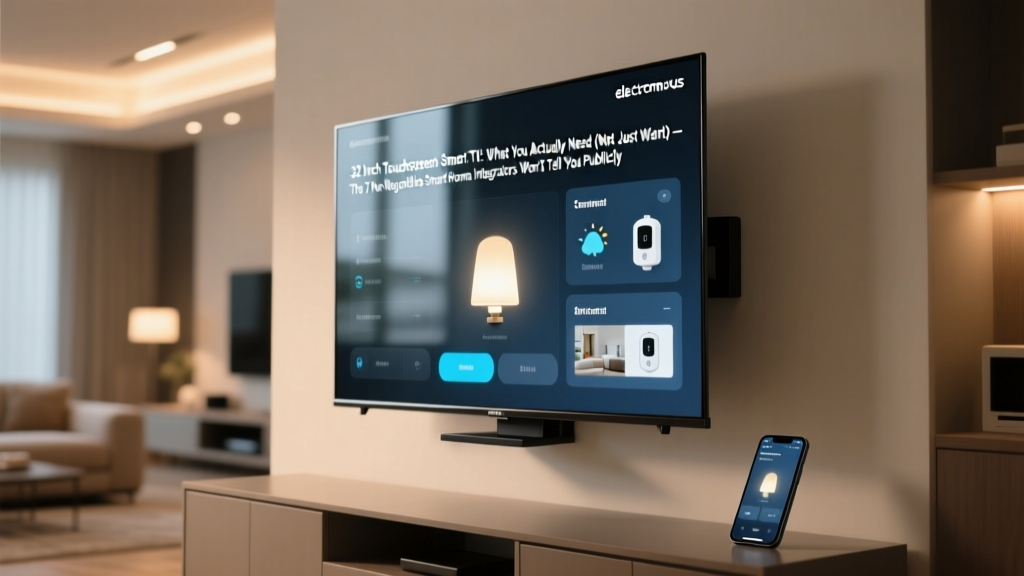 32 Inch Touchscreen Smart TV: What You Actually Need (Not Just Want) — The 7 Non-Negotiables Smart Home Integrators Won’t Tell You Publicly