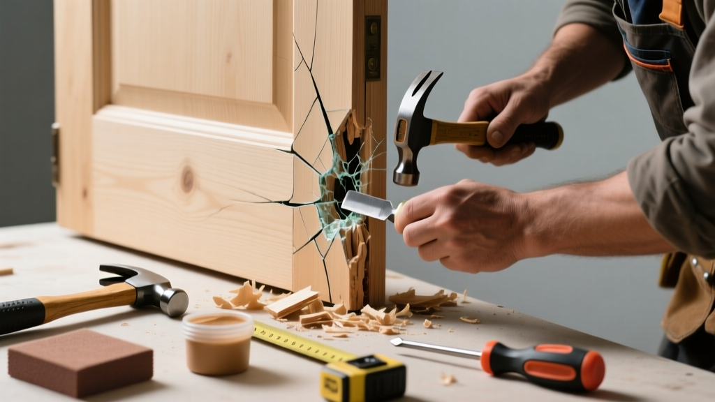 Fix a Cracked Door Frame Causing Squeaks and Creaks