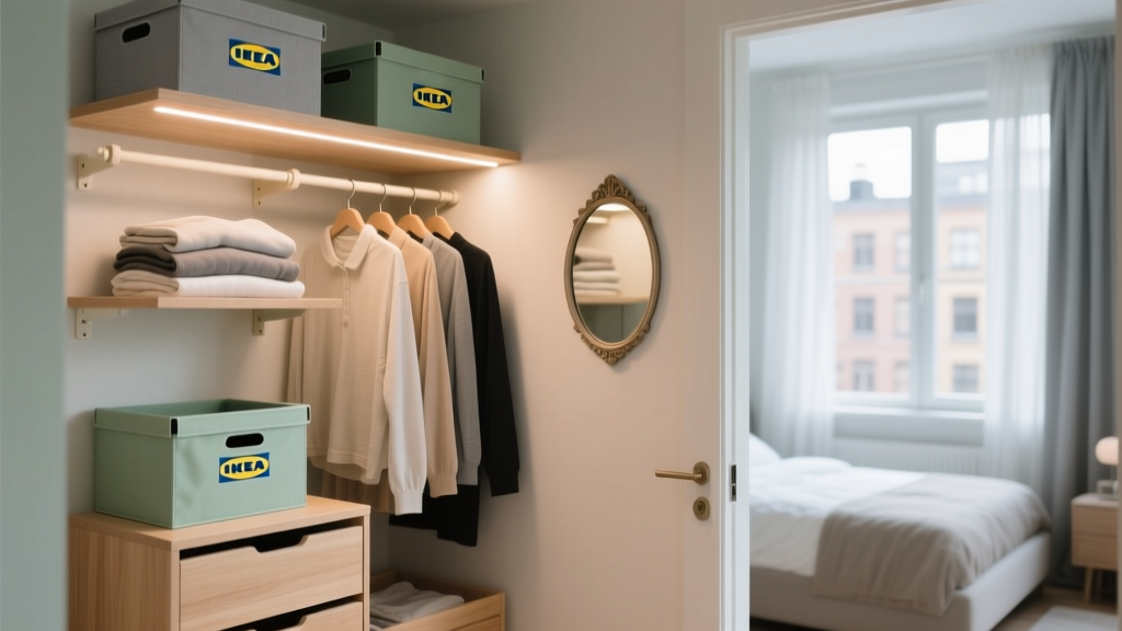 Small Closet Makeover with IKEA: Smart, Stylish & Simple