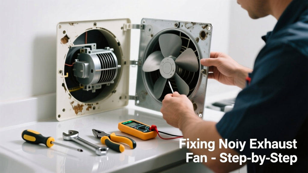Fix a Noisy or Malfunctioning Bathroom Exhaust Fan