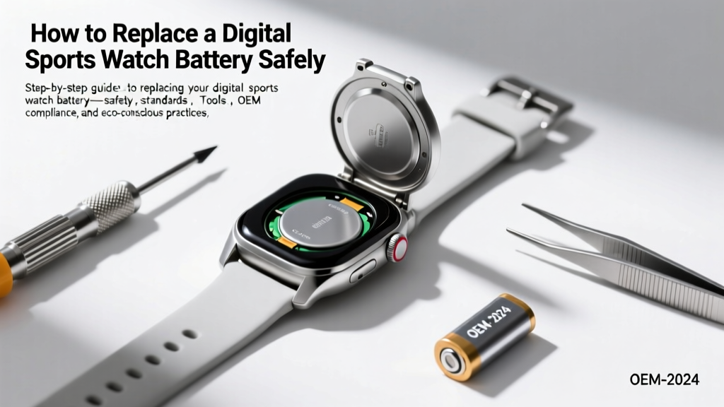 How to Replace a Digital Sports Watch Battery Safely