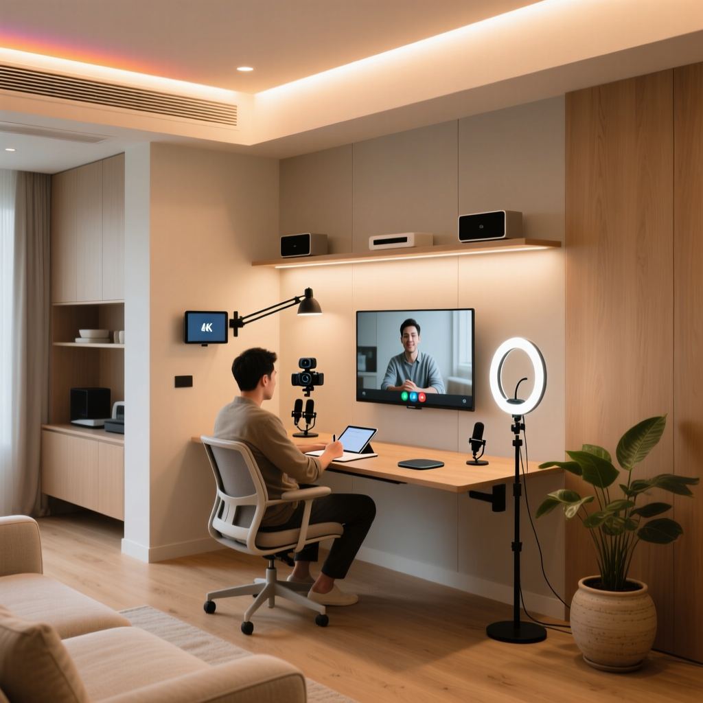 Smart Home Office: Video Conferencing, Lighting & Audio Setup Guide