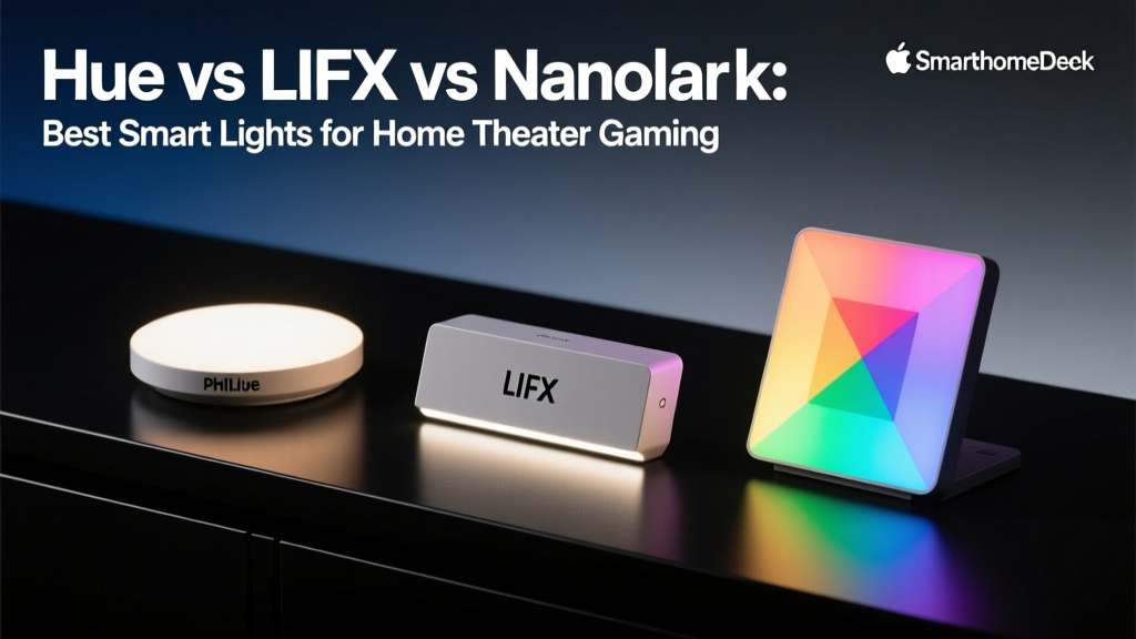 Hue vs LIFX vs Nanoleaf: Best Smart Lights for Home Theater Gaming