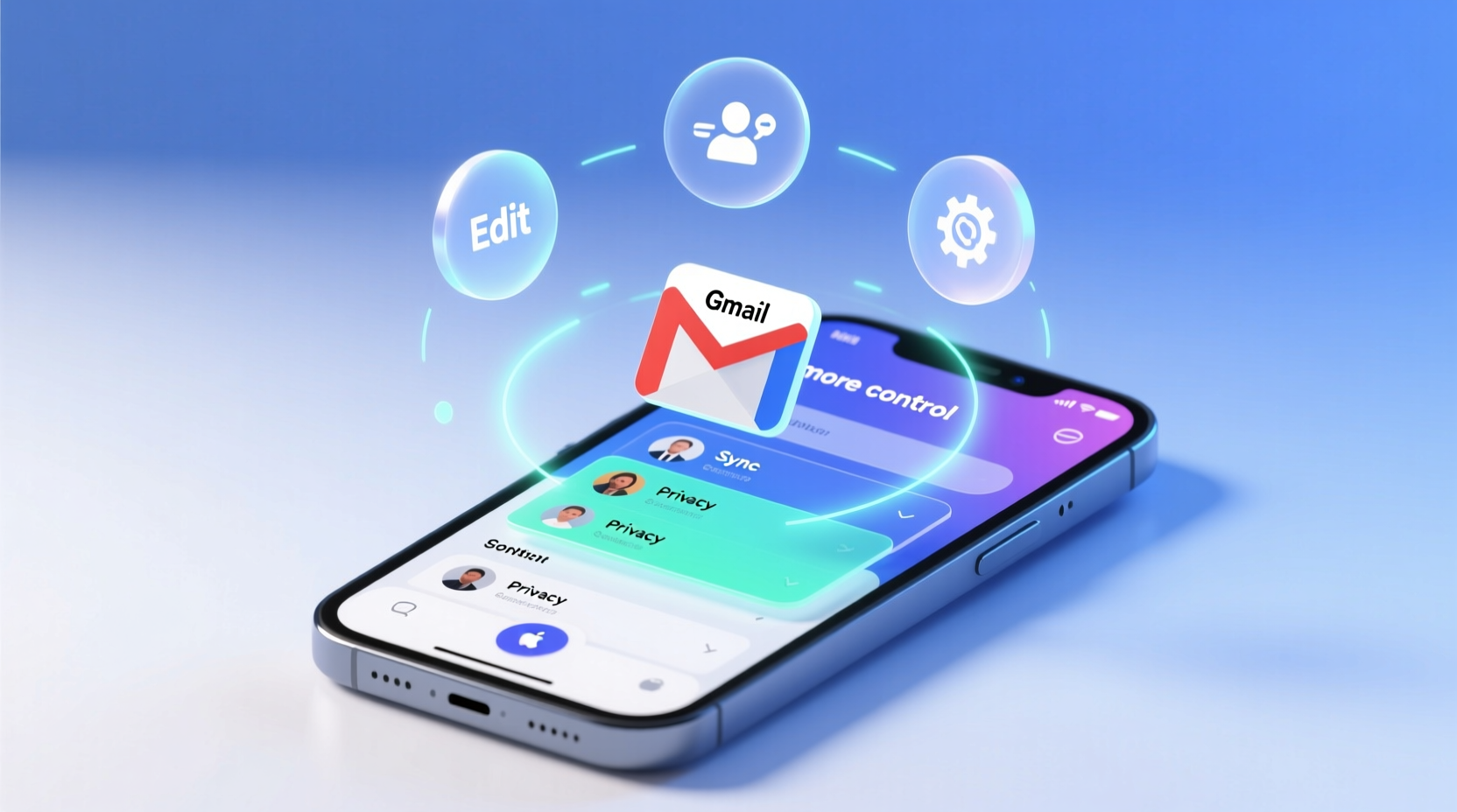 gmail gives you more control of your contacts