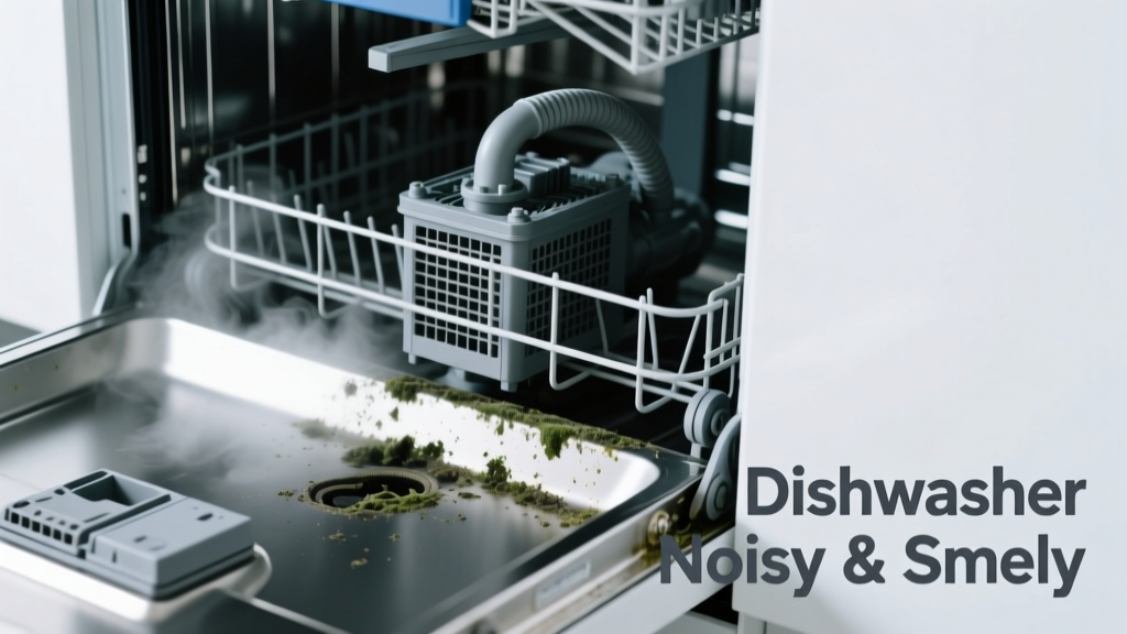 Dishwasher Making Noise & Smells Bad: Quick Diagnosis