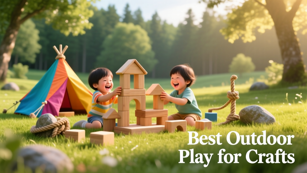 Best Outdoor Play for Crafts