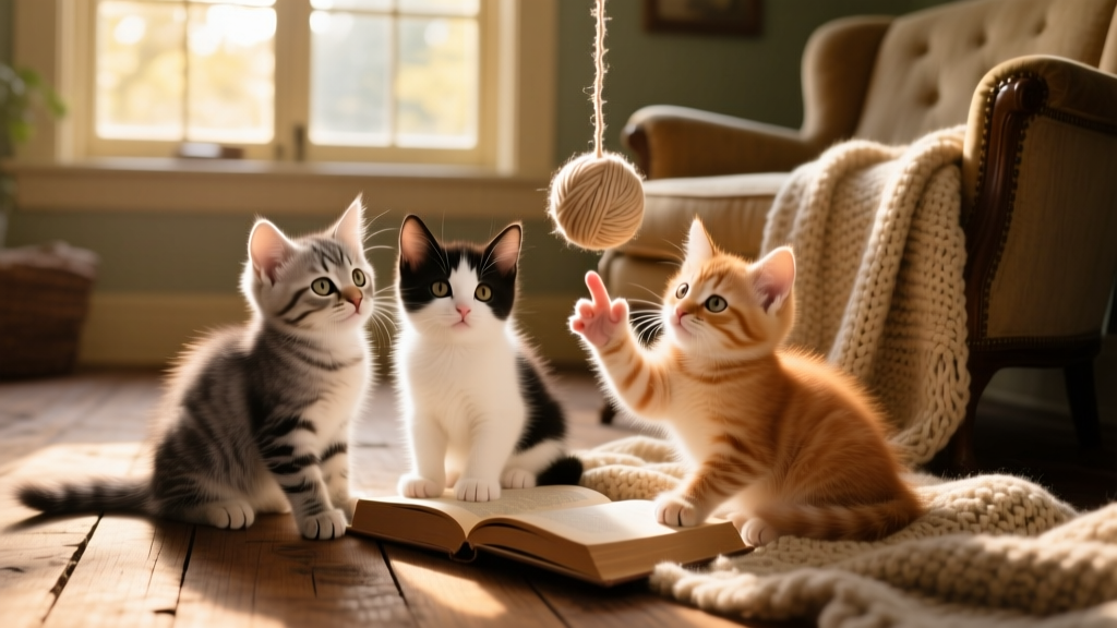 Adorable Kitties Blink and Carmelita Show Us Their 5 Favorite Ways to Bond With Humans