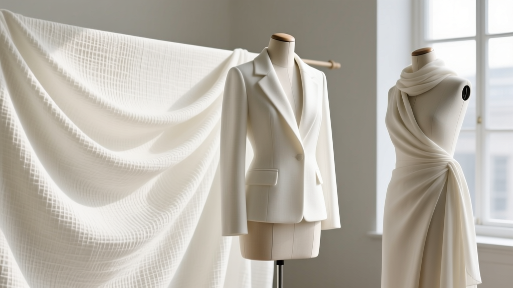 White Textured Fabric: A Designer’s Guide to Dimension & Depth