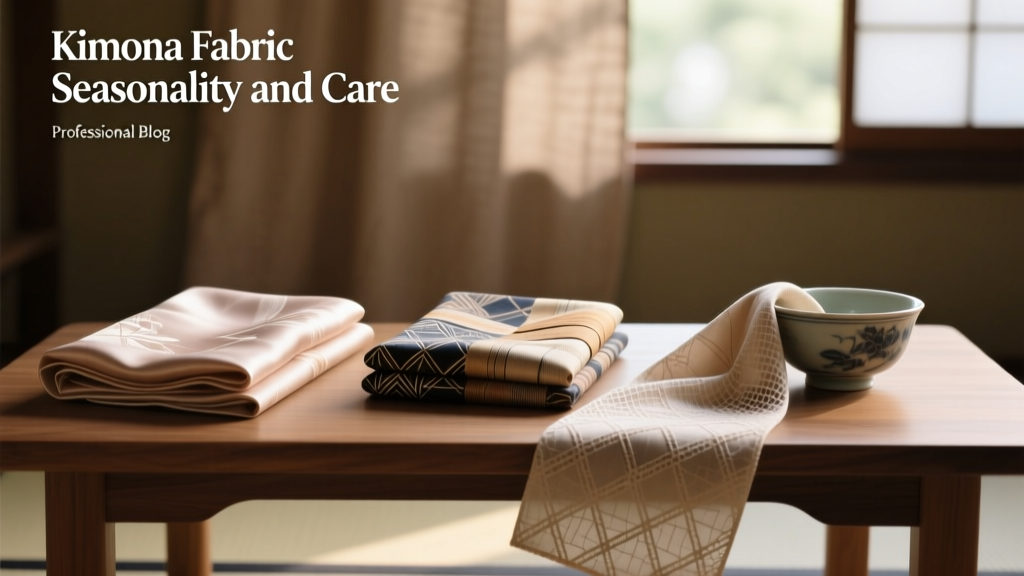 Kimono Fabric Seasonality and the Annual Care Calendar