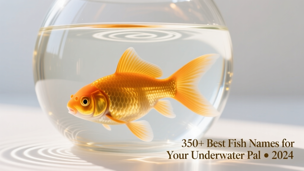 Golden-orange goldfish gliding near the surface of a clean, sunlit tank