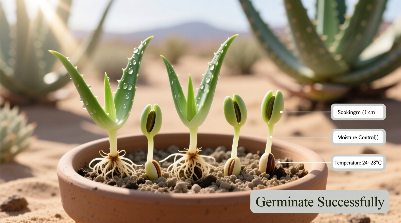 5 Steps to Germinate Aloe Vera Seeds | TheHomeSprouts