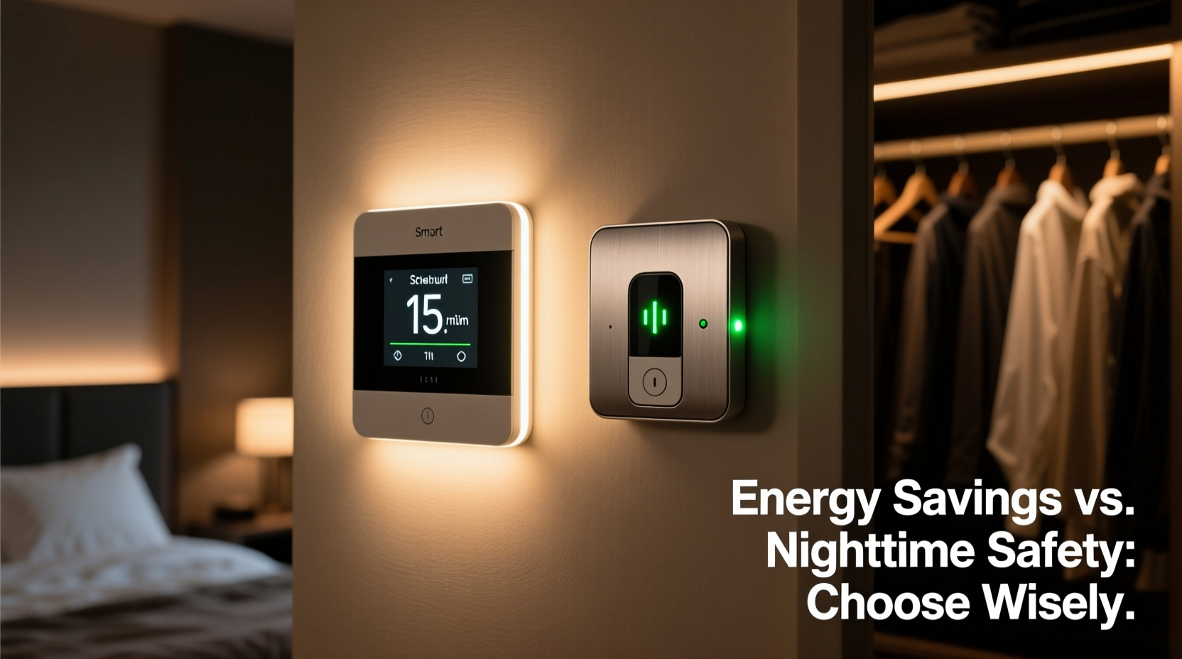 closet lighting timer vs occupancy sensor