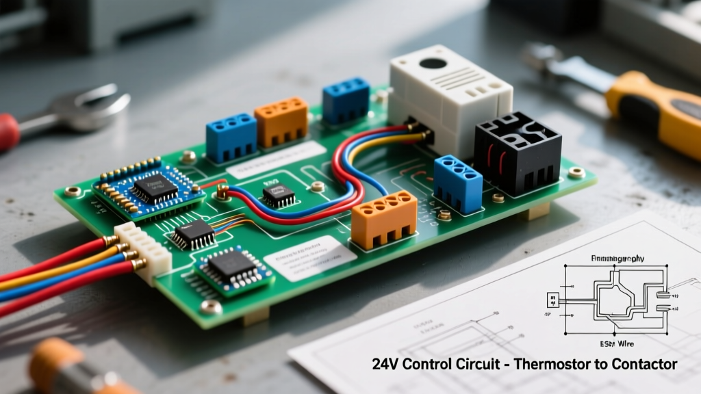 Wiring Diagram for Furnace with AC: Thermostat & Control Board