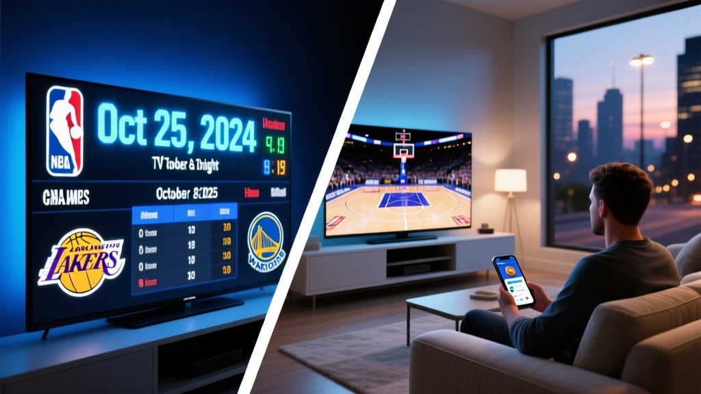 NBA Games Tonight: Oct 25, 2026 TV Schedule & How to Watch