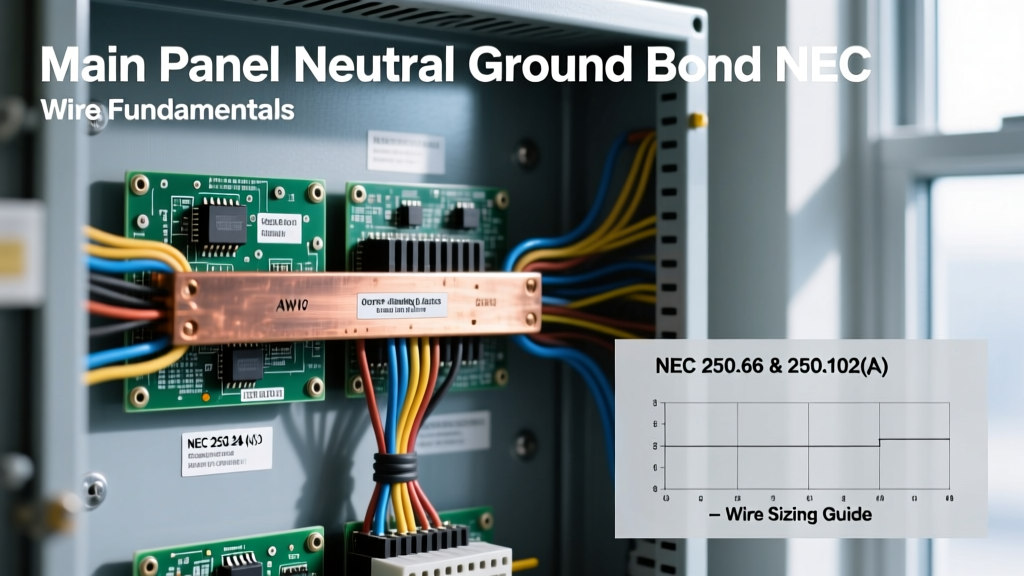 Bonding Neutral and Ground at Main Panel NEC Rules & Chart