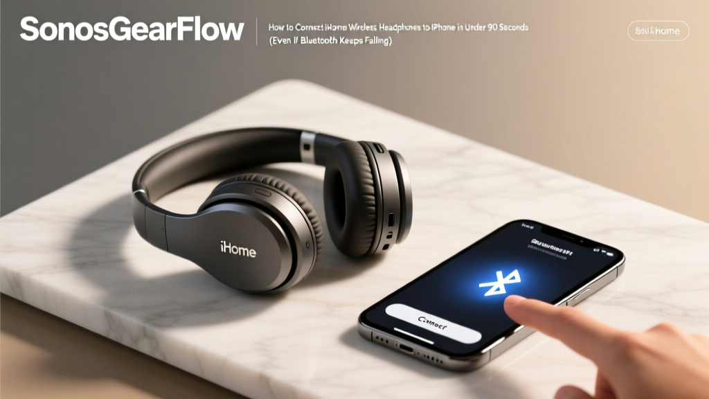 iHome Headphones to iPhone: Fast Bluetooth Fix (2026)