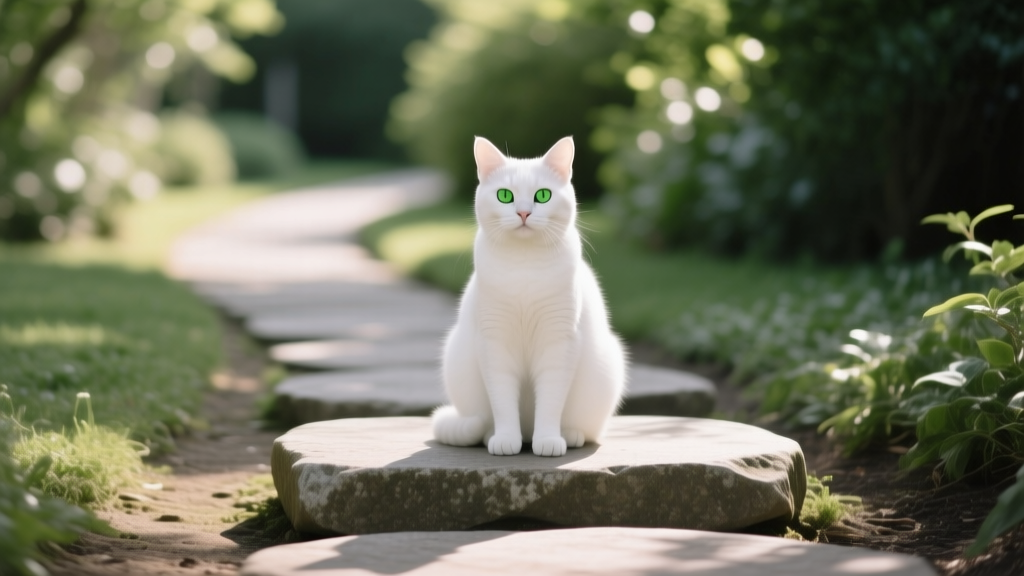 Why Cats Sit on the Garden Path Stepping Stone