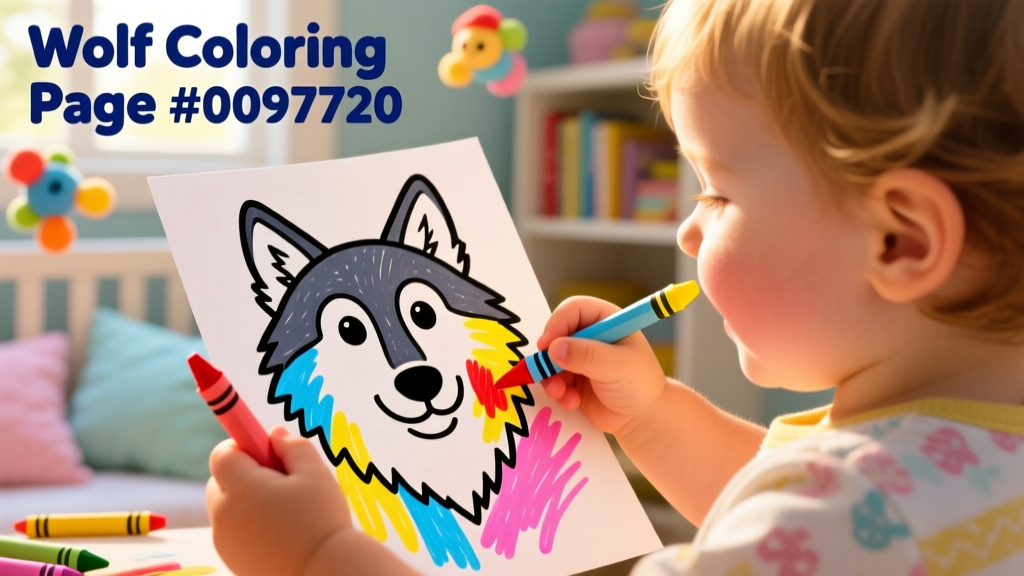 Wolf Coloring Pages_0097720: Developmental Benefits, Best Practices, and Classroom Integration for Toddlers and Preschoolers