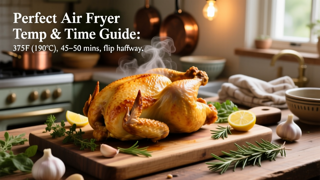 How to Air Fry Whole Chicken: Perfect Temp & Time Guide