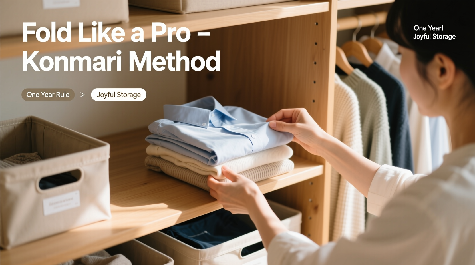 how to fold clothes like a pro using the konmari method quickly