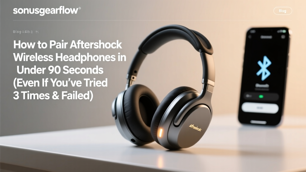 Aftershock Wireless Headphones Pairing Guide (2026)