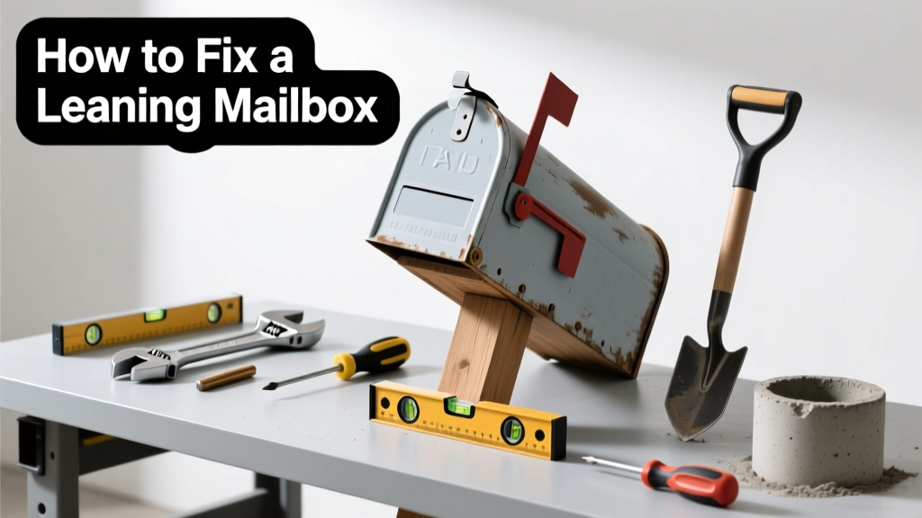 How to Fix a Leaning Mailbox: Step-by-Step Repair Guide