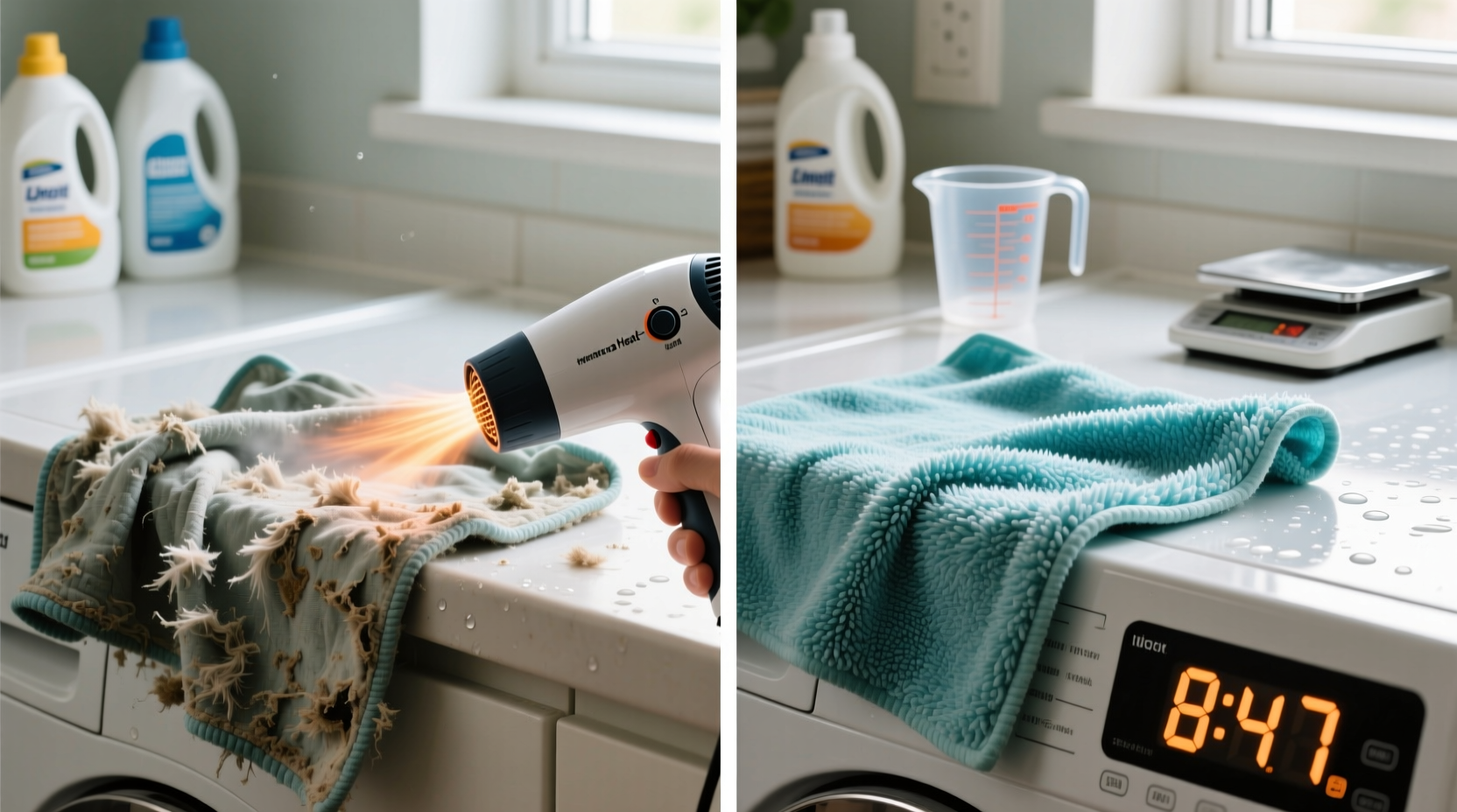 how to restore microfiber cloth fluffiness