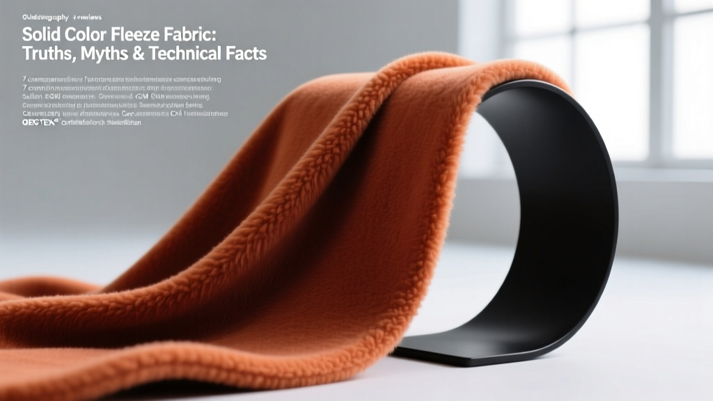Solid Color Fleece Fabric: Truths, Myths & Technical Facts