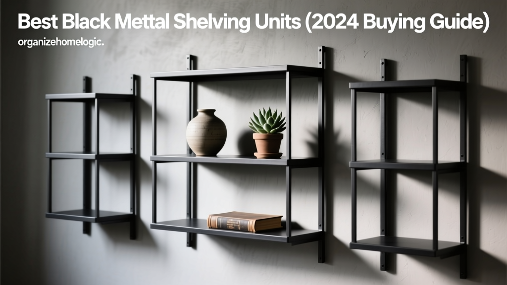 Best Black Metal Shelving Units (2024 Buying Guide)