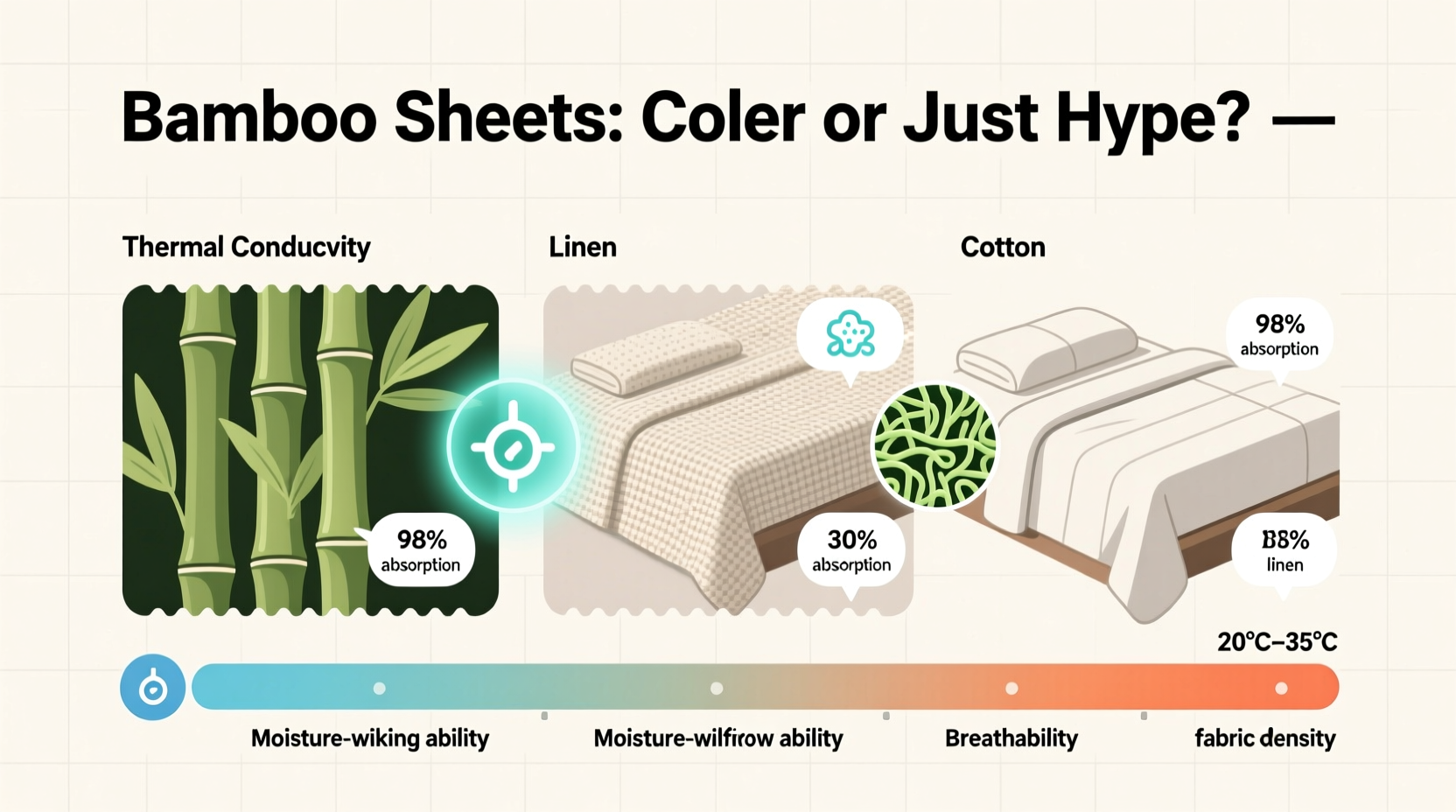 are bamboo sheets cooler than linen or just another marketing gimmick