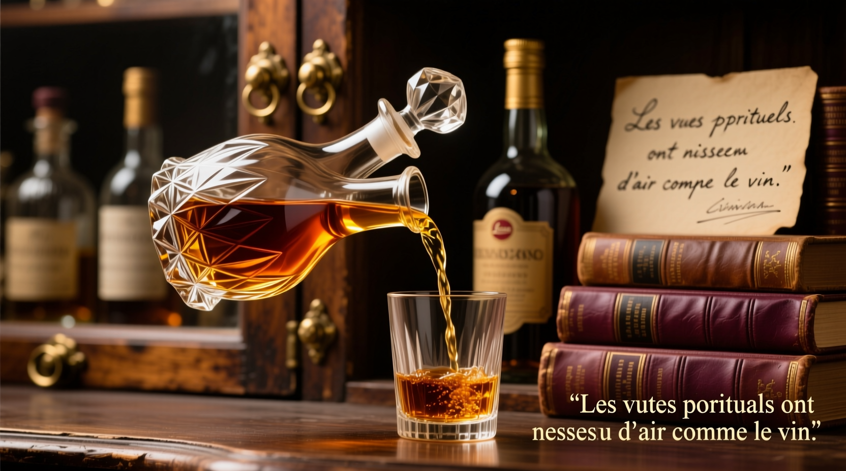 vintage cognac decanting do older spirits need air exposure like wine