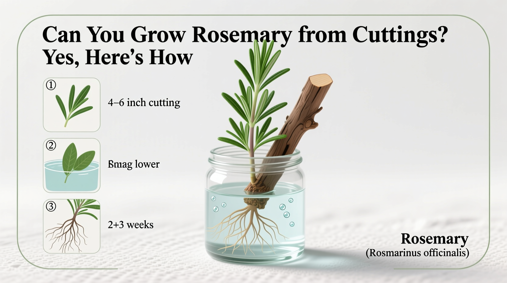 Grow Rosemary from Cuttings in 4 Steps | TheHomeSprouts