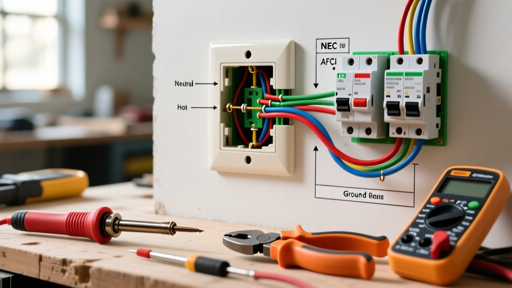 NEC Code Requirements When Fixing an Electrical Outlet