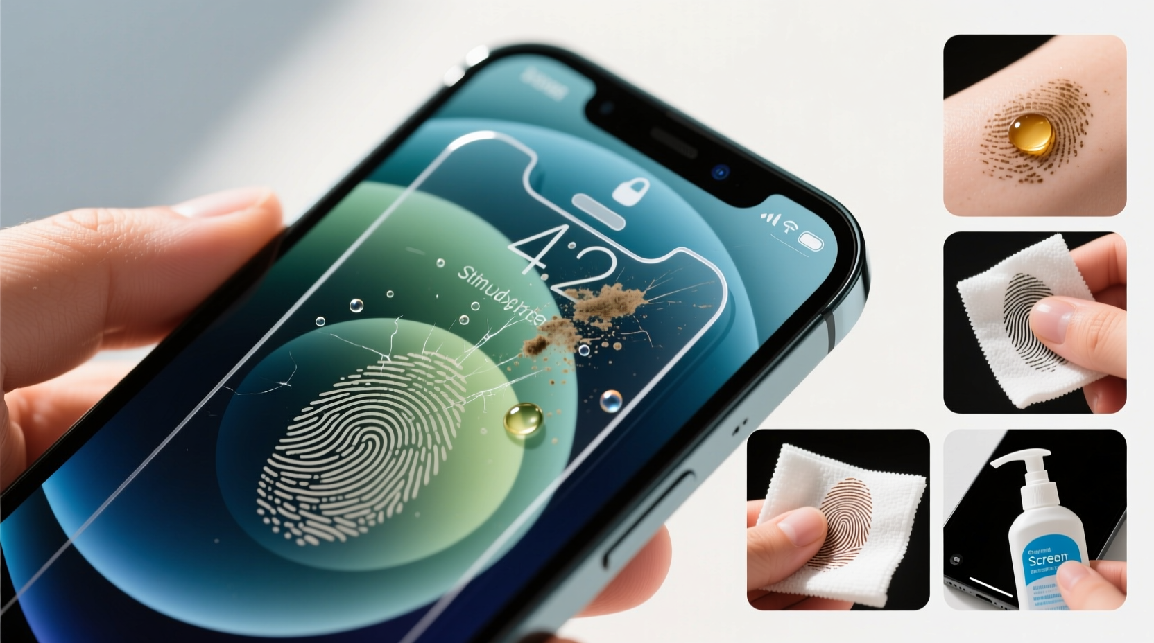 why is my phone screen so smudgy even after cleaning fingerprint resistant screen protectors tested