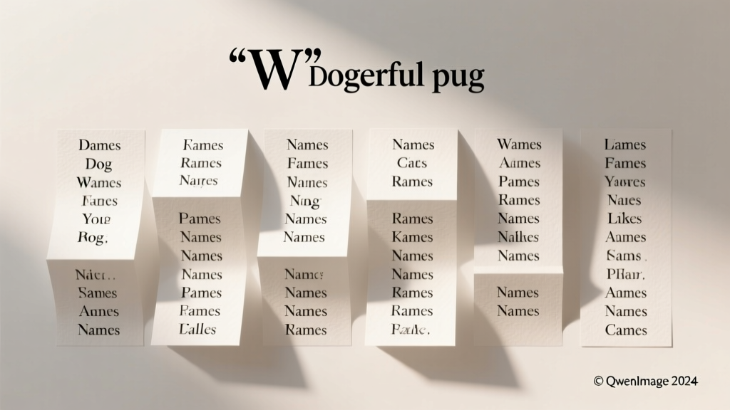 250 Dog Names Starting With W for Your Wonderful Pup