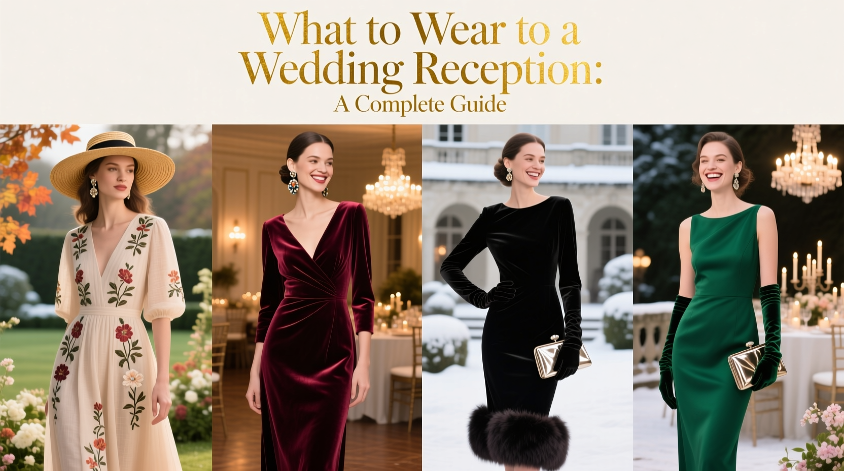 what to wear a wedding reception