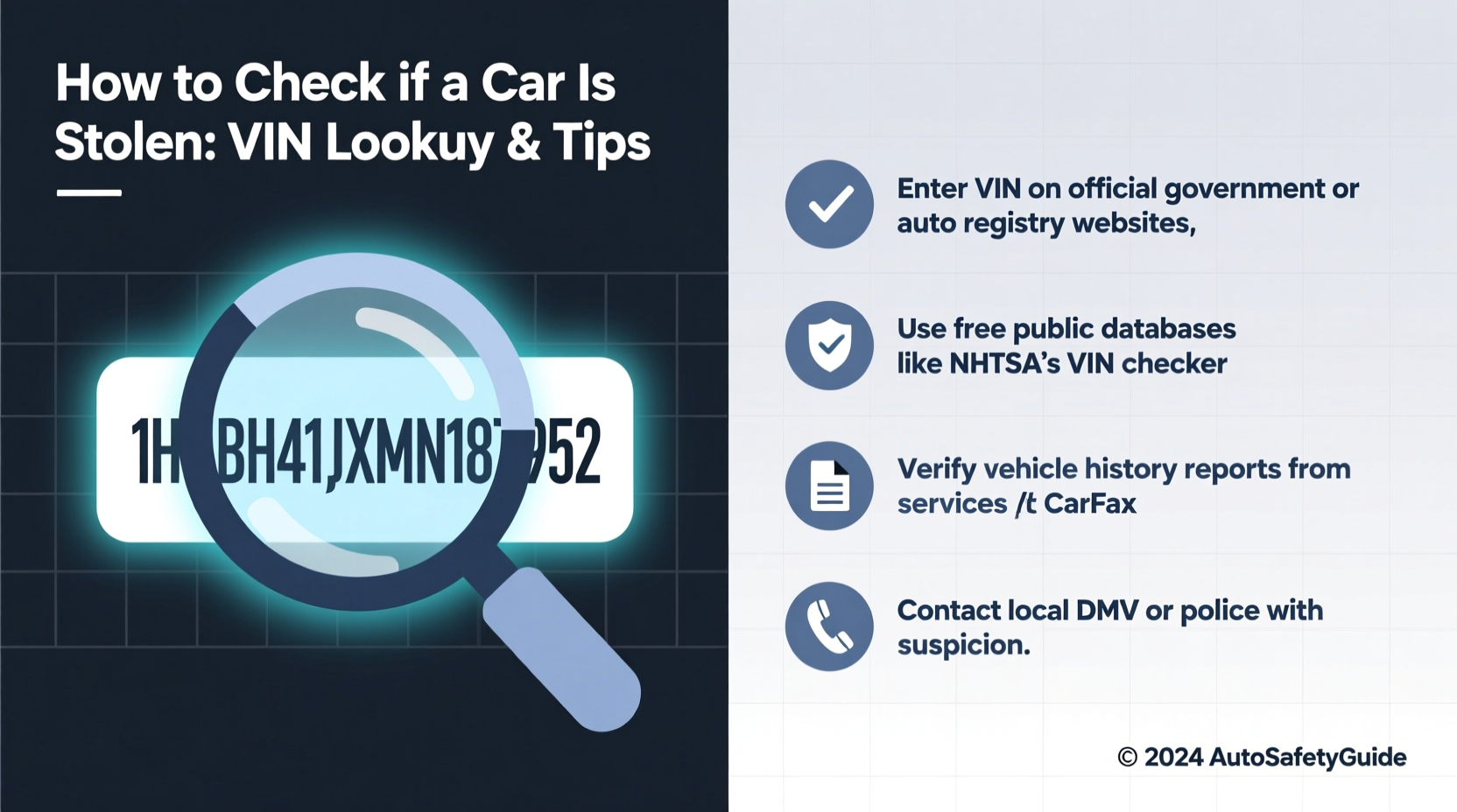 how can i check if a car is stolen