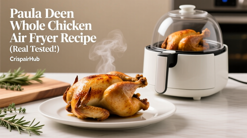 Paula Deen-Style Whole Chicken in Air Fryer (Tested!)