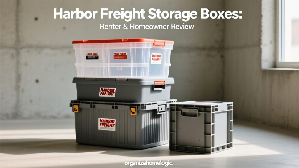 Harbor Freight Storage Boxes: Renter & Homeowner Review