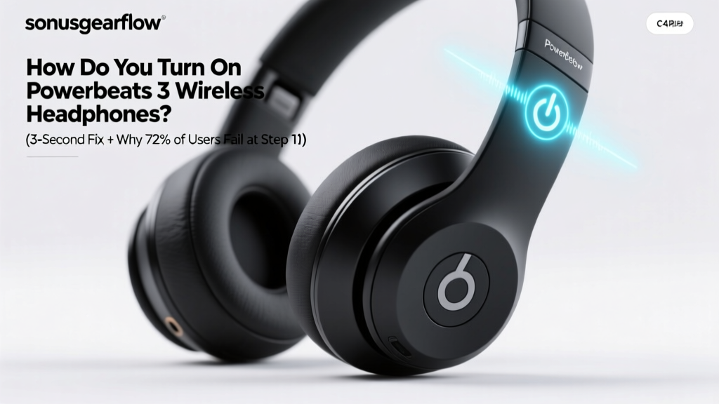 How to Turn On Powerbeats 3 (2026 Guide)