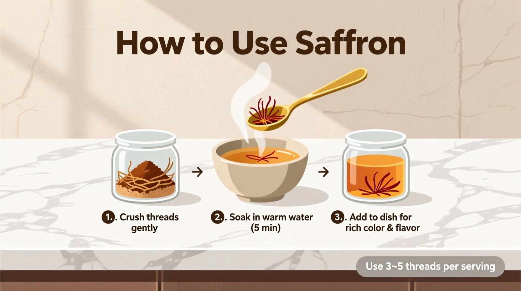 Recettes idéales pour le safran