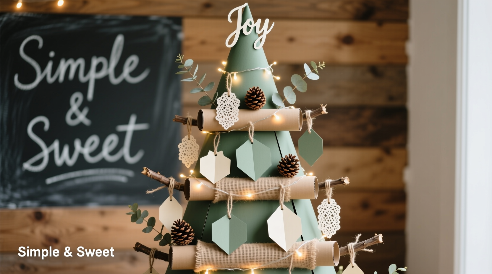 how to create a themed christmas tree on a budget using one color palette