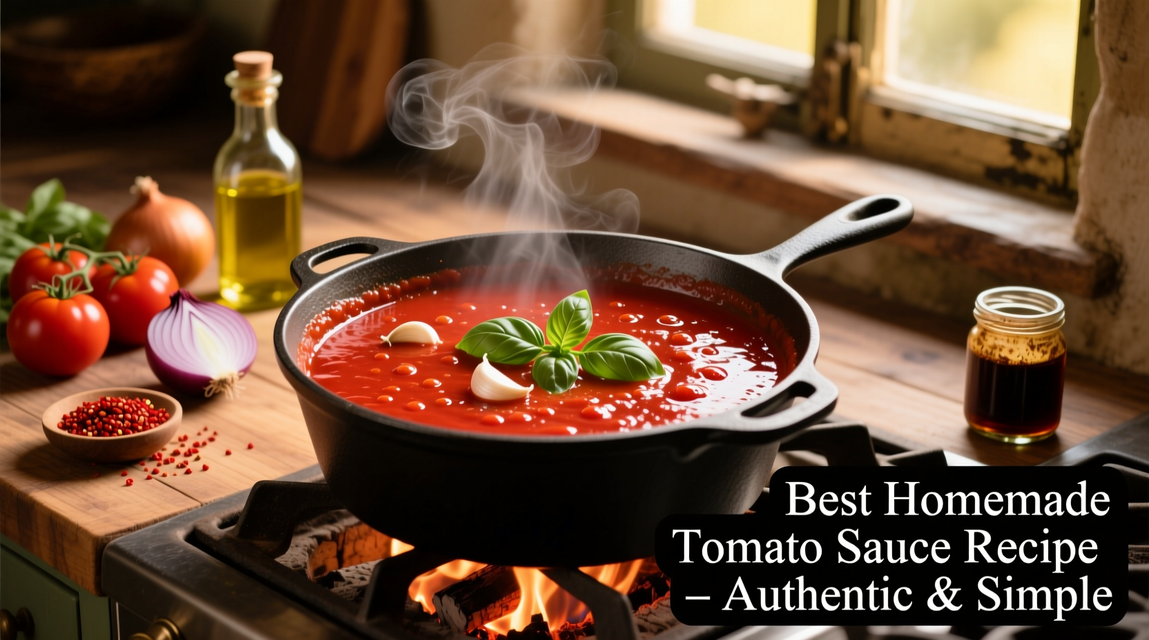 Best Homemade Tomato Sauce Recipe: Simple & Authentic