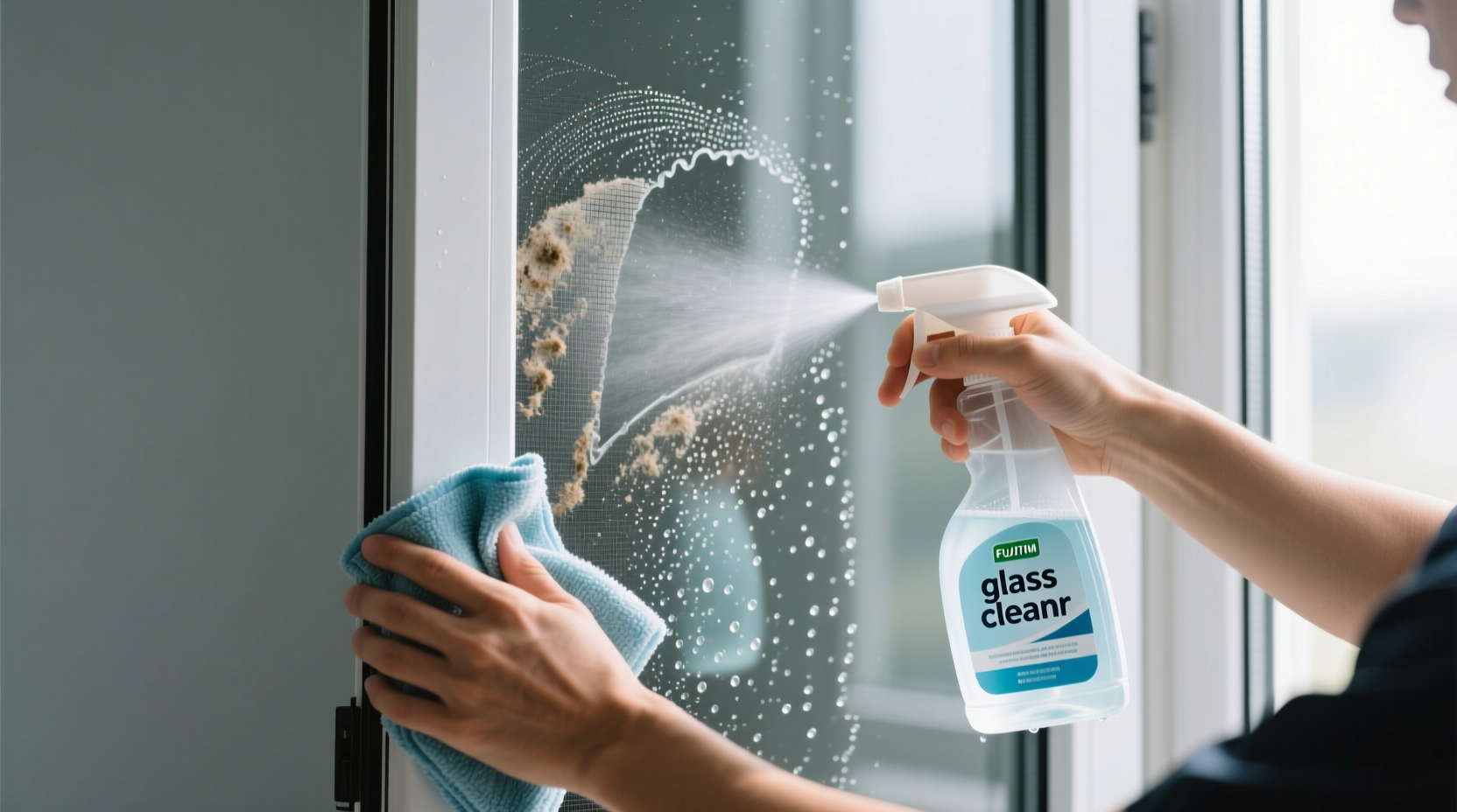 how to clean screen door
