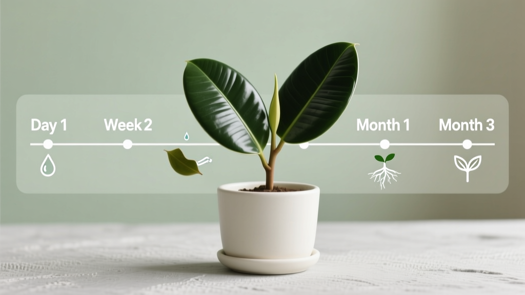How To Propagate A Rubber Plant From A Leaf Watering Schedule (2026)